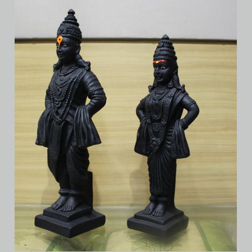 Vitthal Rukmini Statue for auspicious occasions |perfect gift | cast fibre idol